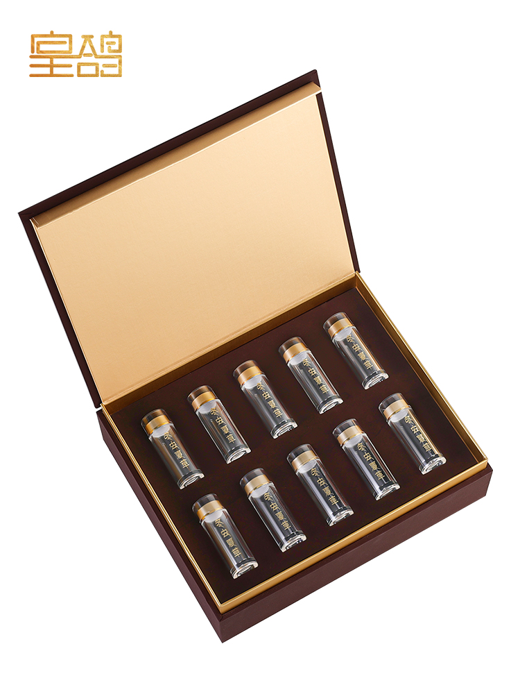 Caja de embalaje de Cordyceps 6 10 20 tubos Caja de regalo Caja de cartón Cordyceps Caja de regalo Embalaje vacío