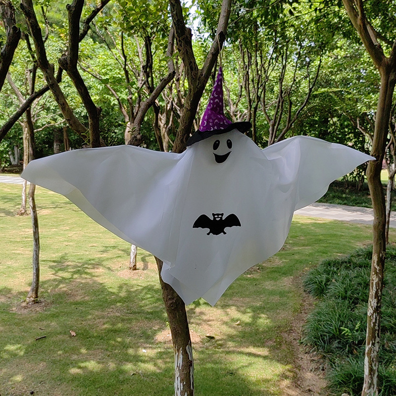 国境を越えた新型ハロウィーン幽霊ストラップ鬼節白鬼かわいい幽霊装飾用品|undefined
