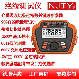 外贸版数字绝缘电阻测试仪T6110四档0-20GΩ吸收比计划指数