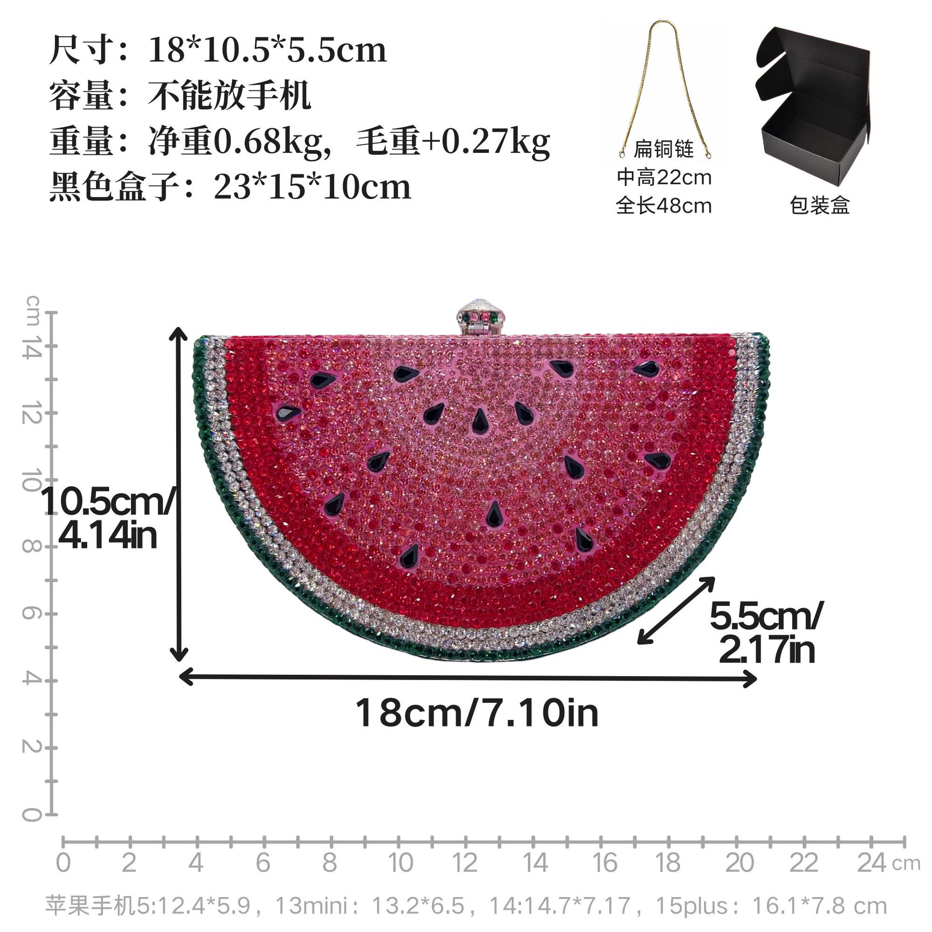 Clutch nữ đính đá dạ hội phong cách châu Âu, tay cầm tiện lợi — màu đỏ chi tiết 1