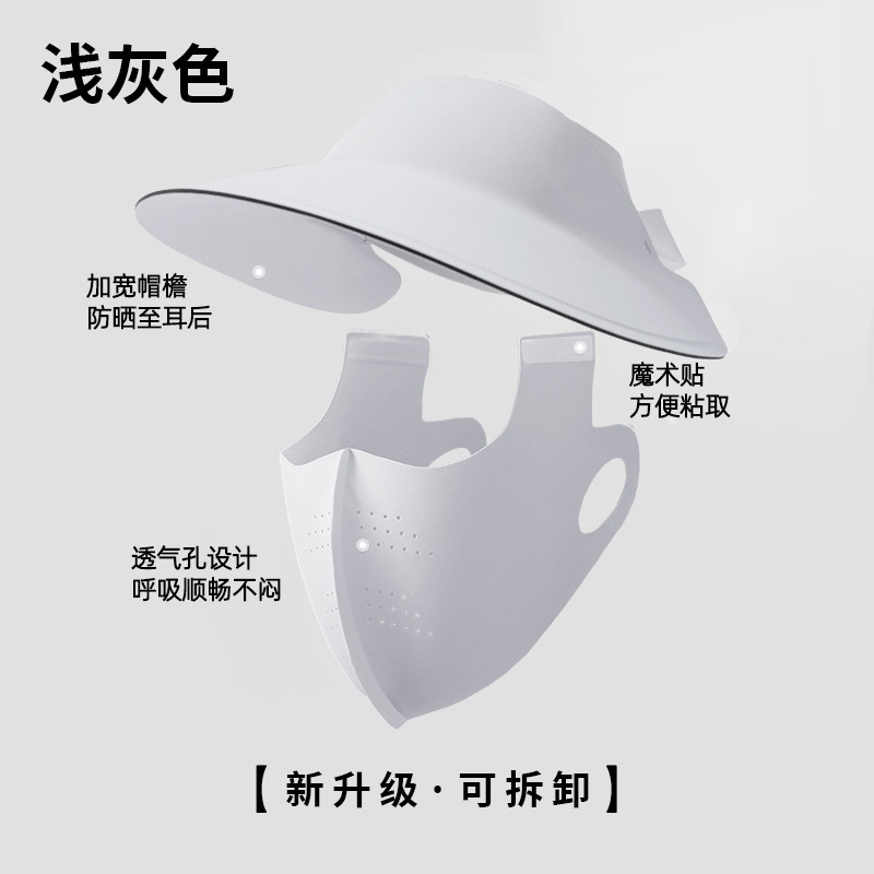 2025 máscara solar multifuncional para proteger la cara, protector de cuello, protector de ojos, máscara de esquina de ojos de hielo transpirable, máscara delgada