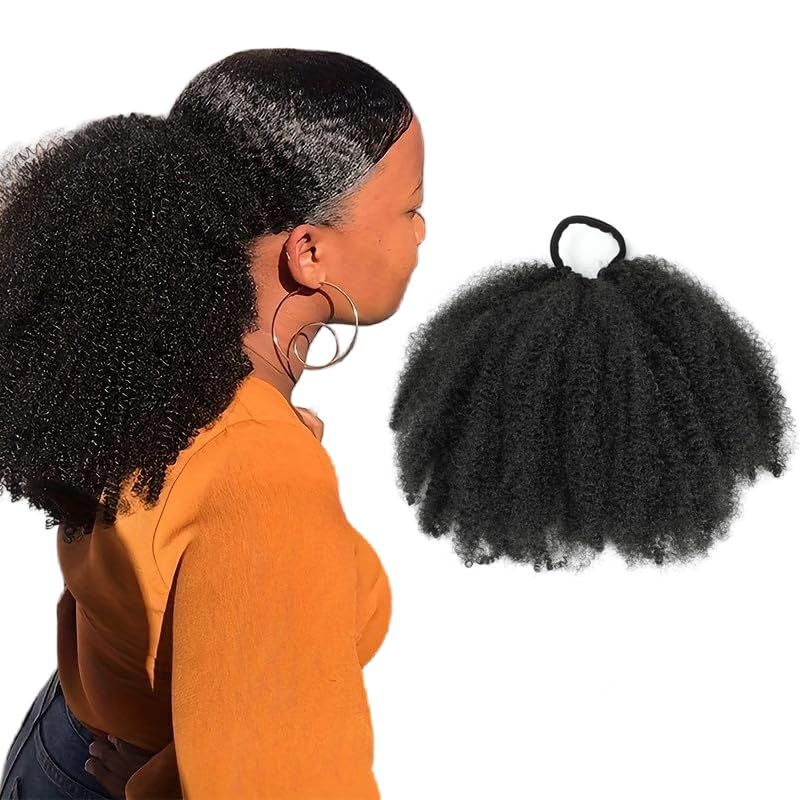 Foreign Trade European and American Wigs, African Wigs, Afro Hair Bundles, Fluffy Curly Hair Buns, Fashionable Bun Hair Accessories