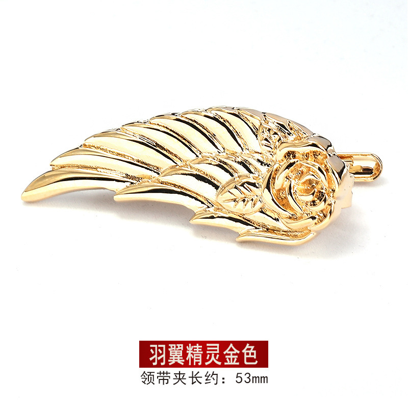 날개 황금 넥타이 클립 선물 상자 핫 세일