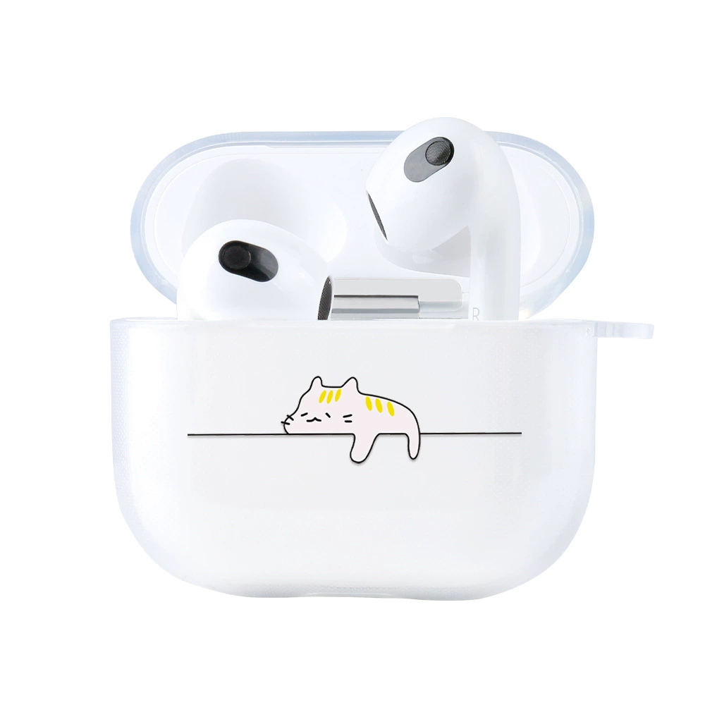 Совместимый с Apple, защитный чехол для свежих наушников, Bluetooth, коллекция 2021 года