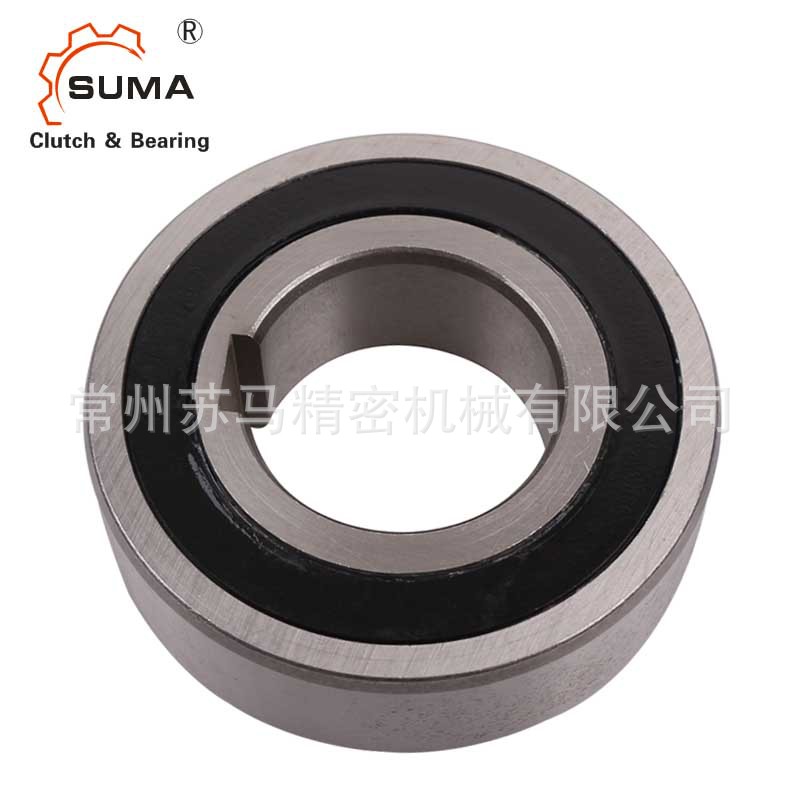 实体套圈楔块式单向轴承CSK40P-2RS带键槽，离合器超越离合器