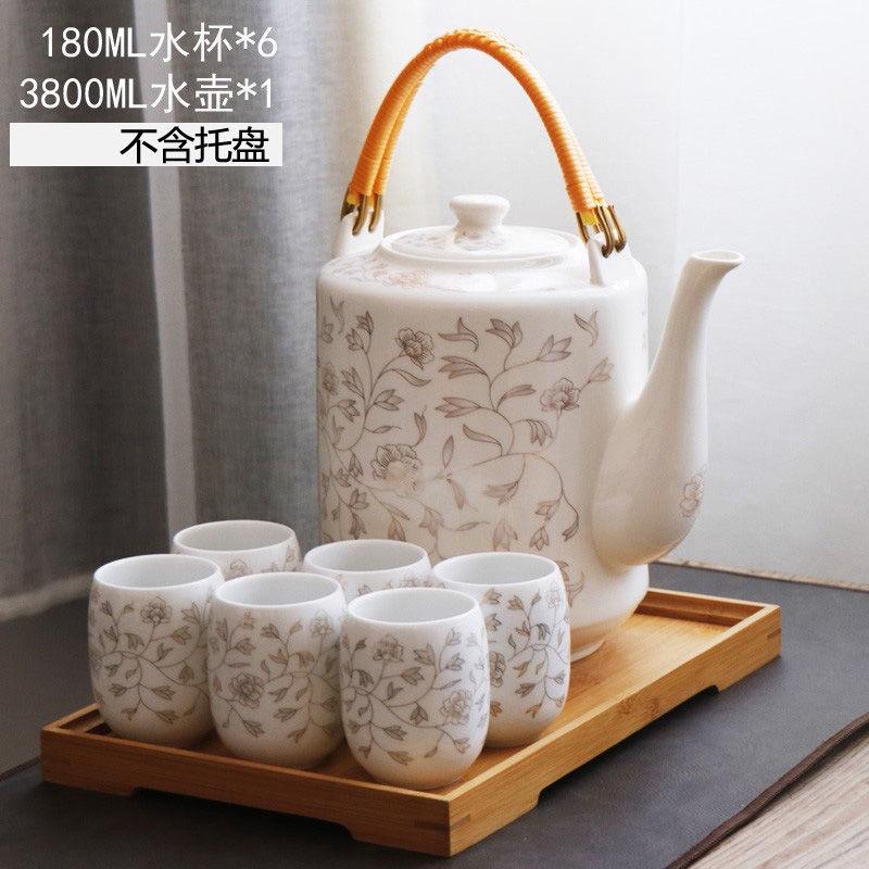 백금 난초덩굴 일본컵(1냄비 6컵 구성) 3.8L