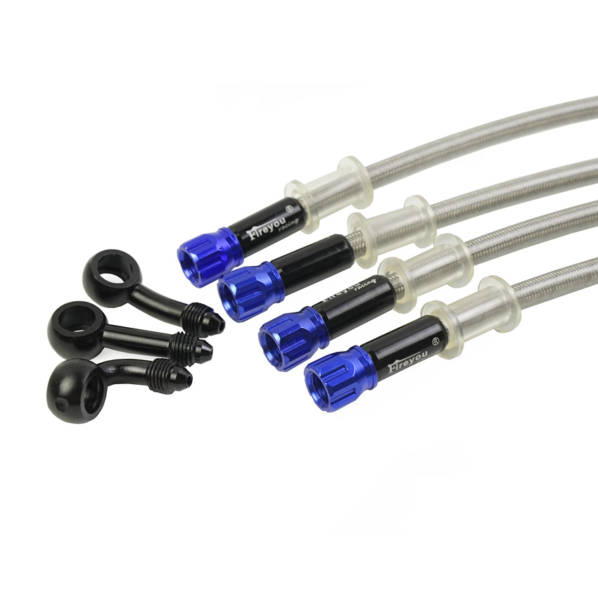 Motorcycle Oil Pipe Cnc Universal M10 Brake System An3 High-Pressure Rigid Hose Detachable High-Performance
