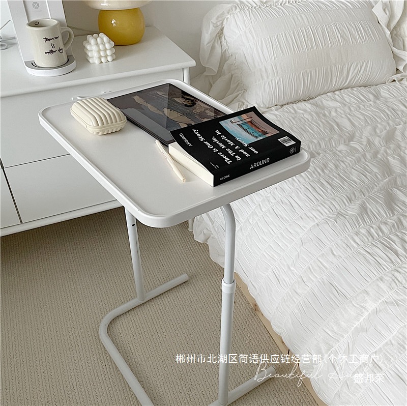 Fabrica directa hermosa tía * pequeña mesa de cama doméstica simple plegable escritorio de portátil puede image 2