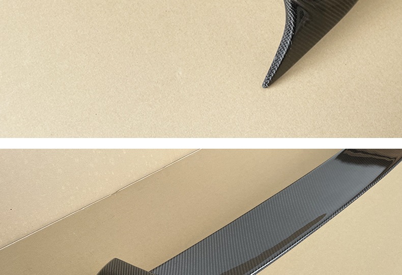 Suitable for Porsche Macan Carbon Fiber Roof Wing and Rear Wing Modification, No-Drill Exterior Accessories, Fixed Wind Wing 14-25
