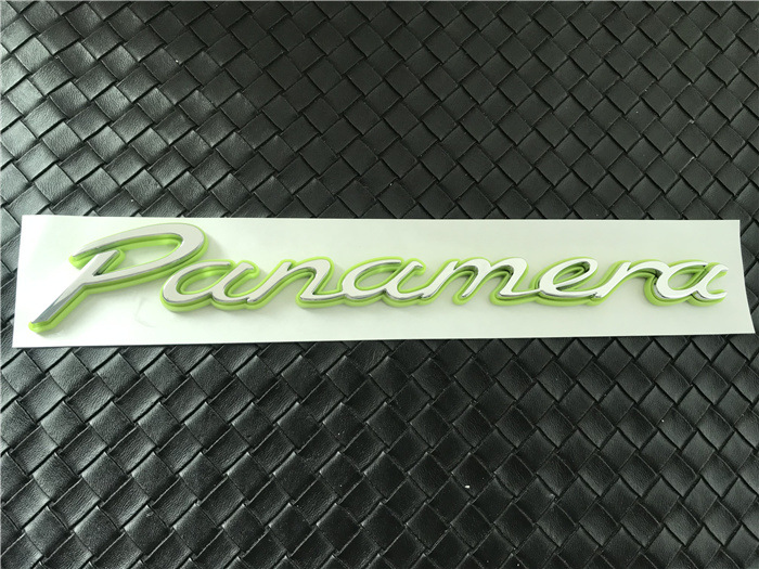 Suitable for Porsche New Energy Car Logo Macan Panamera Panamera4S Green E-Hybrid Tail Logo