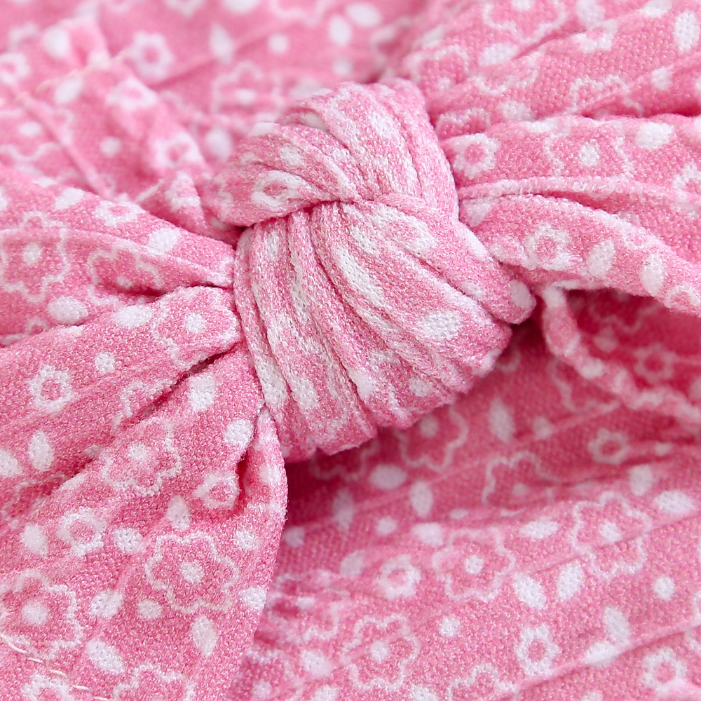 Cross-border children's hair accessories baby care door headband 3D digital printing nylon bow baby hair band wholesale_voghion.com