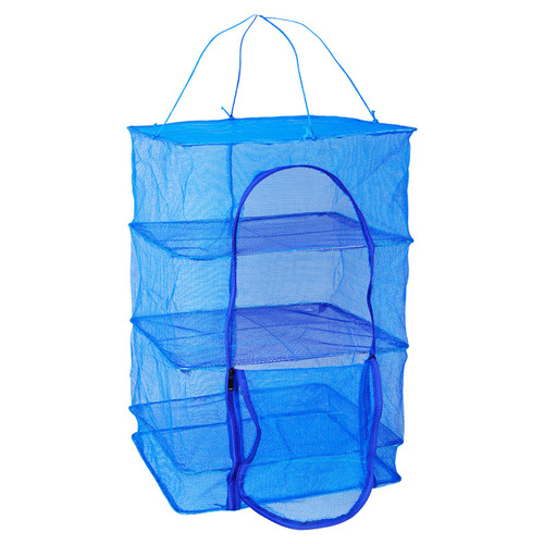 Wholesale folding drying cage, anti-fly, drying vegetables, sweet potatoes, fish, dried fruits, thickened new drying net, fishing gear