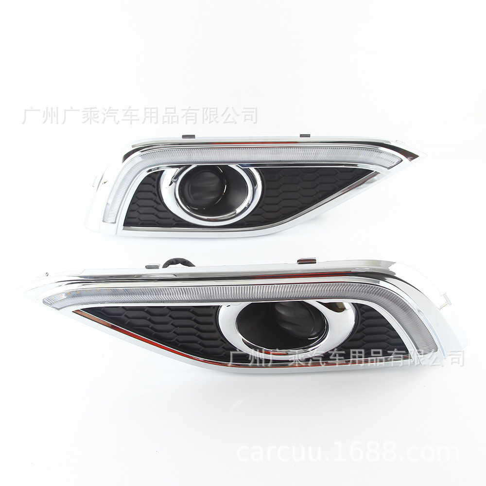 Adecuado para 12 Honda CRV luces de circulación diurna 13-14 CRV luces diurnas 3-color streamer L-tipo L