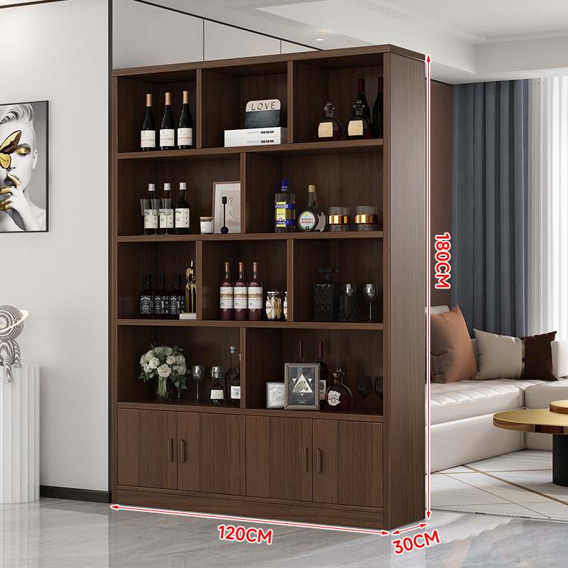 Gabinete de archivos de oficina Gabinete de archivos de madera Gabinete de archivos de madera simple y moderno con puertas Gabinete de almacenamiento multicapa