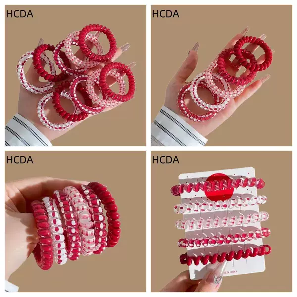 New Year Five-Piece Set OPP Pocketed Telephone Cord