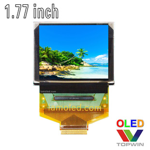 1.77-inch color extension cable oled LCD screen QG-6028GDEAF02 extension 45pin connector