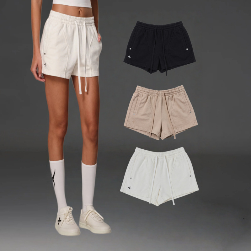 SMFK Eternal Prism Sports Shorts with Drawstring, Cotton Casual Pants, New Summer Style for Women SMFK Eternal Prism Sports Shorts with Drawstring, Cotton Casual Pants, New Summer Style for Women