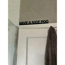 V 36556 Creative bathroom quote wall sticker ������¼����ǽ