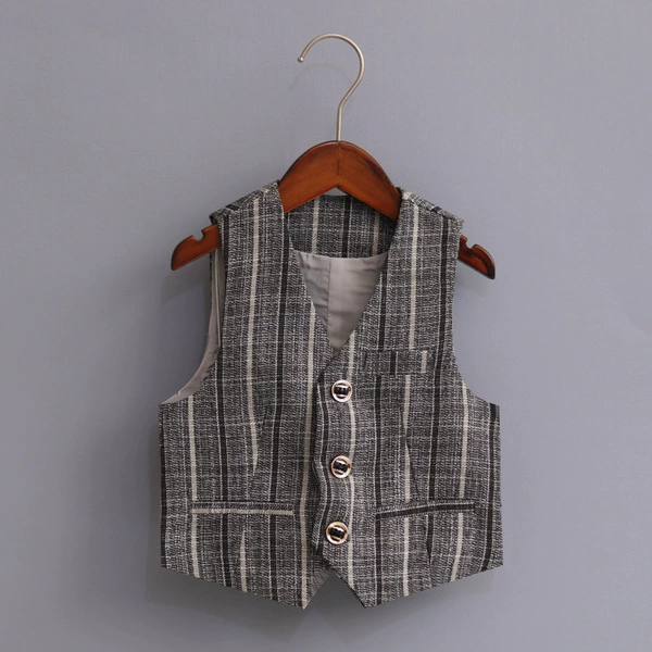 23061 gray single vest