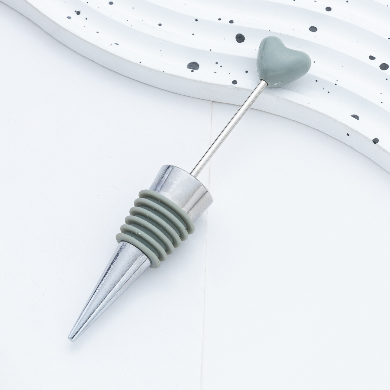 DIY cuentas amor tapones de vino cónico tapones de silicona creativos tapones de vino de boda tapones de champán tapones de vino