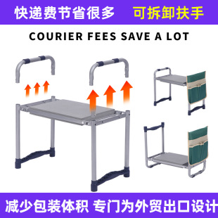Outdoor Multi-functional Garden Kneeling Folding Stool Garden Courtyard Kneeling Stool with Tool Bag Portable Creative Stool