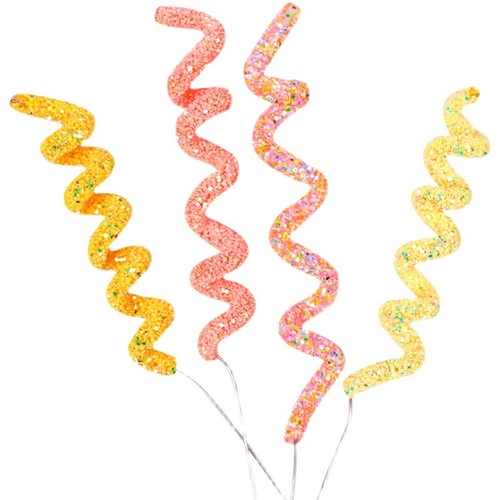 Symphony strip cake decoration plug-in Internet celebrity versatile curve soft strip plug-in macaron color birthday party decoration