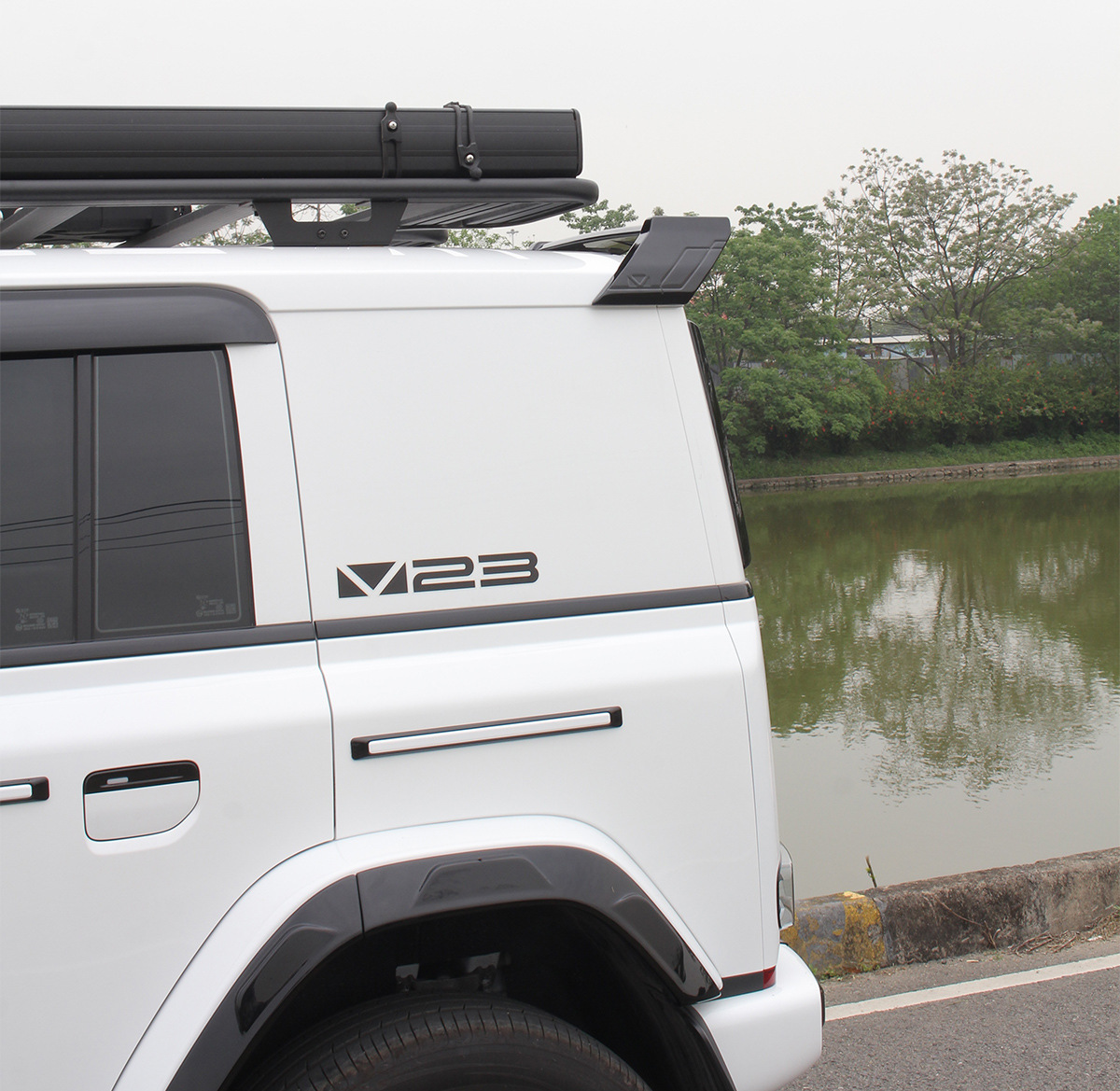 Icar V23 Dedicated Mc-D Model Sports Rear Wing, Abs Painted Fixed Wing, Modified Roof Spoiler