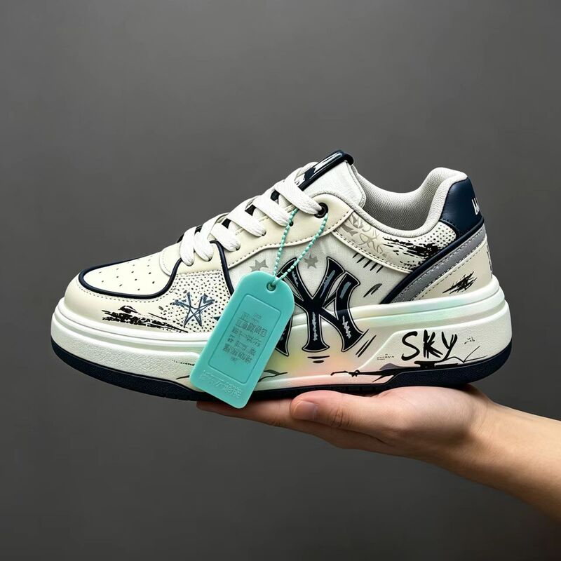 Mlb New Low-Top Thick-Soled Men's Casual Outdoor Versatile Sports High-Version Fashion High-Appearance Trendy Shoes Mlb New Low-Top Thick-Soled Men's Casual Outdoor Versatile Sports High-Version Fashion High-Appearance Trendy Shoes