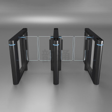 定制喷塑烤漆真空电镀不锈钢圆弧速通门快速人行通道伺服无刷门闸