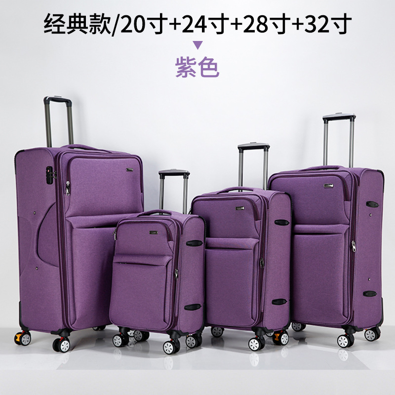 Maleta de tela Oxford, maleta de viaje de estudiantes de alta capacidad, maleta de embarque, maleta de embarque, maleta de viaje de estudiantes de alta capacidad