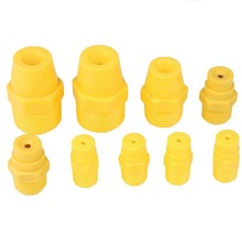 PP一體塑料通用實心錐噴嘴 塑料霧化噴頭 工業噴淋頭清洗加濕除塵