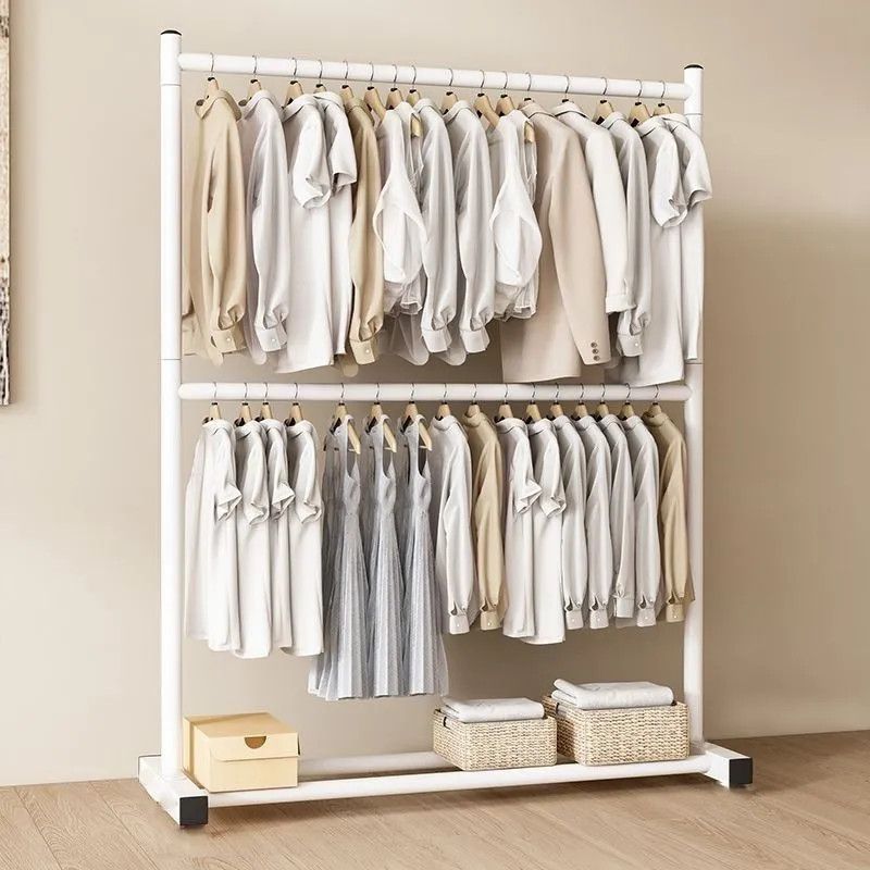 Double-layer simple hanger for home use