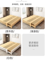 OD59批發現代全實木伸縮床抽拉床拼接拖床小戶型多功能儲物收納可