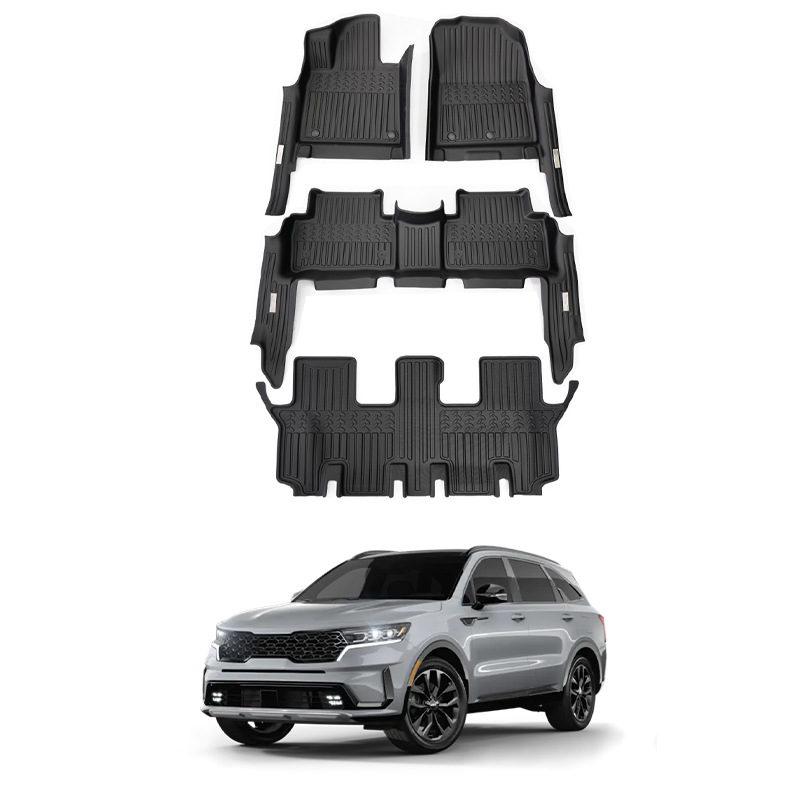 TXR para Kia Sorento Alfombrilla para coche Sorento Tpe Floor Mat Alfombrilla antideslizante especial 5D