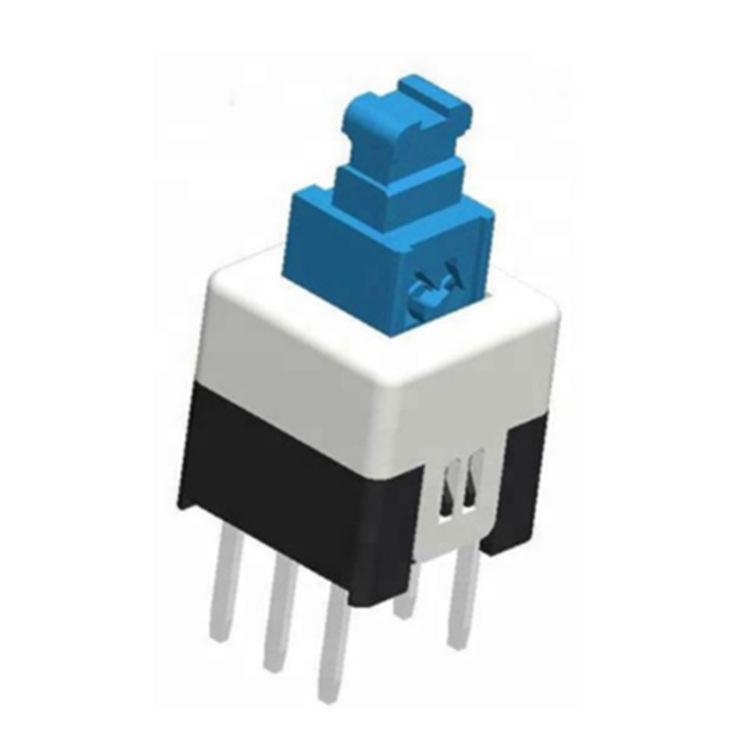 自锁开关7*7 自锁无锁按键开关