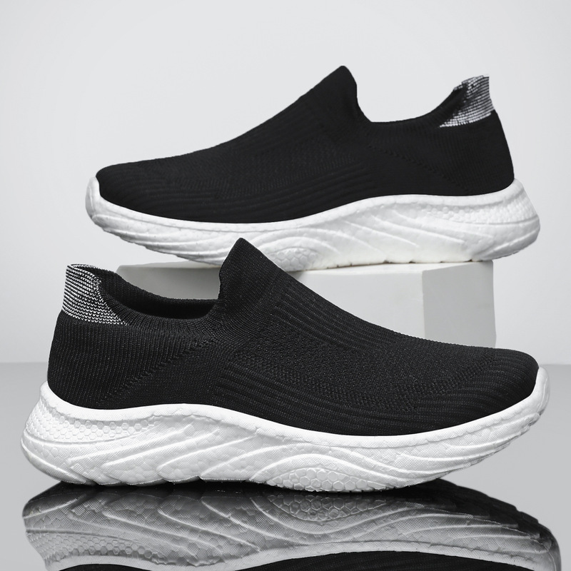 Kangtai Shoe Factory Sports Shoes 2026 New Model Men's Casual Shoes Soft Sole Trendy Slip-On Running Shoes for Men