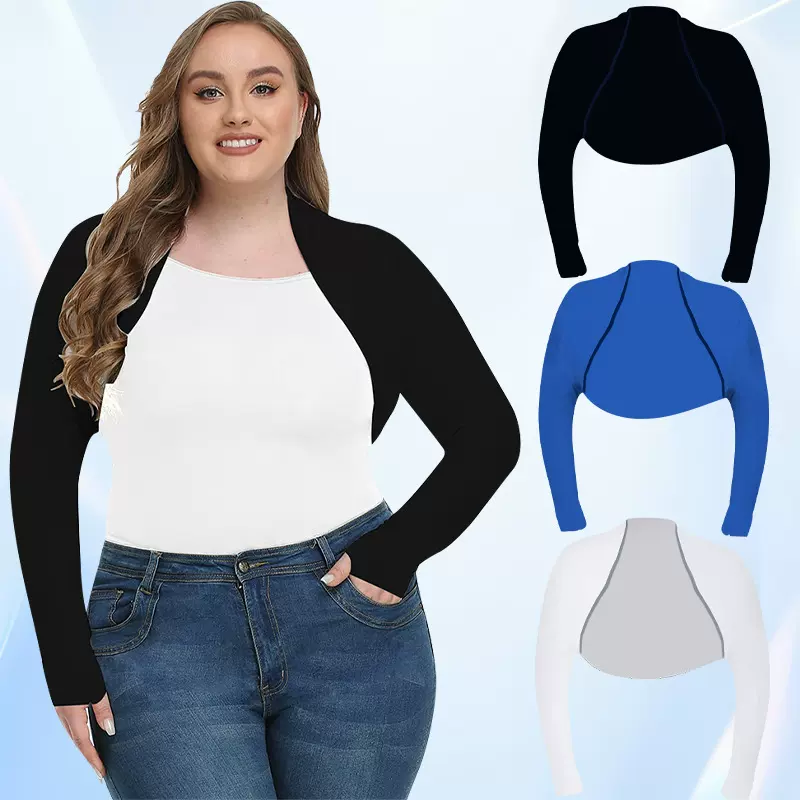 夏季防晒冰丝披肩外搭高尔夫坎肩户外运动防紫外线加大码骑行袖套