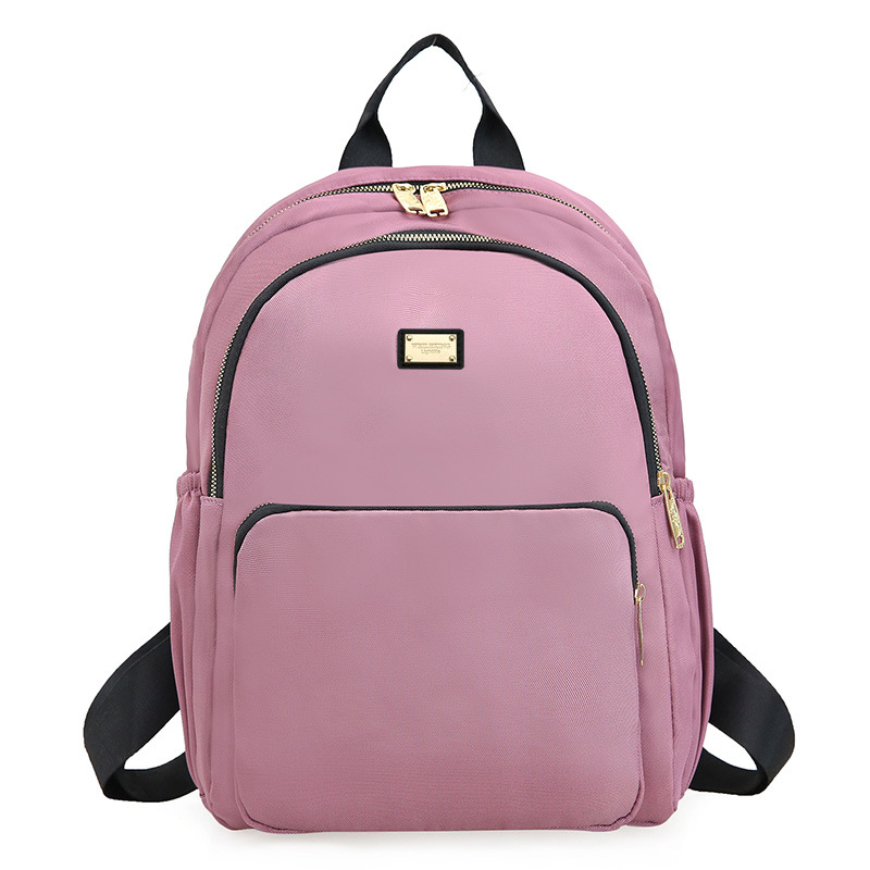 Mochila de nylon de estilo coreano mochila de viaje de moda de las mujeres bolsa de viaje de gran capacidad para las mamás de mediana edad