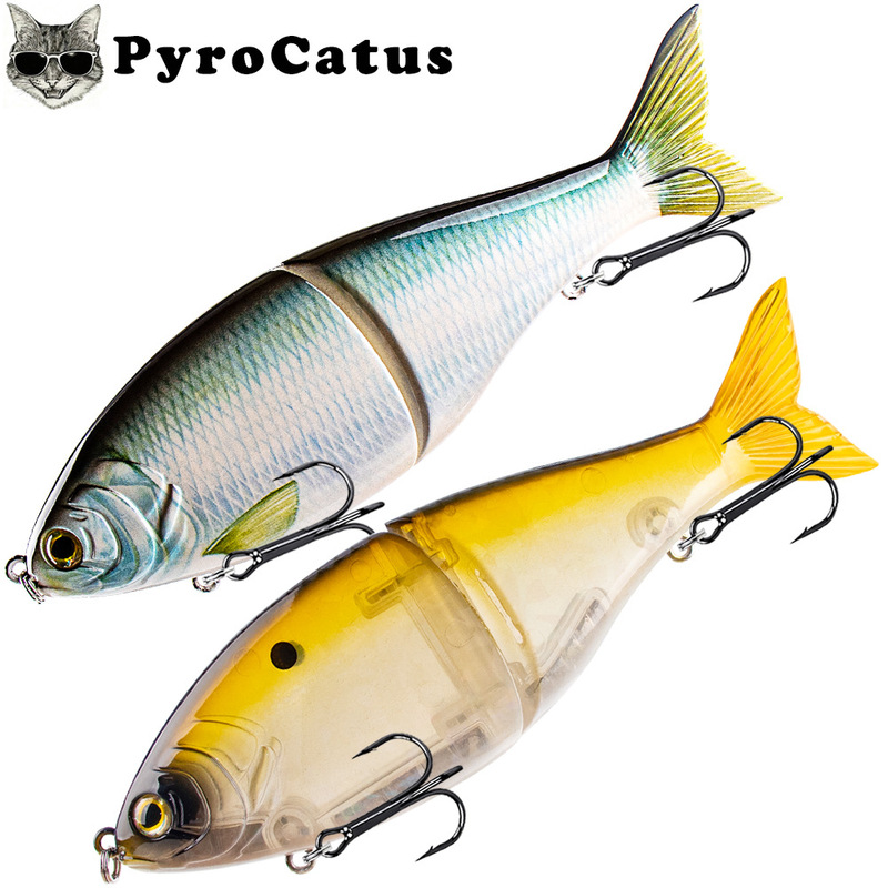 Cross-Border Artificial Bait 17.8cm 79g Two-Section Sinking S-Swim Action Glide Bait Lure Artificial Bait Simulation Bait