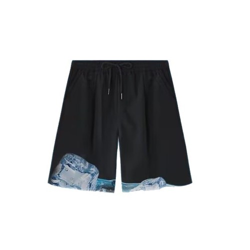 Summer American-style men's fashion shorts, thin design sense, niche loose plus size sporty casual five-pocket pants