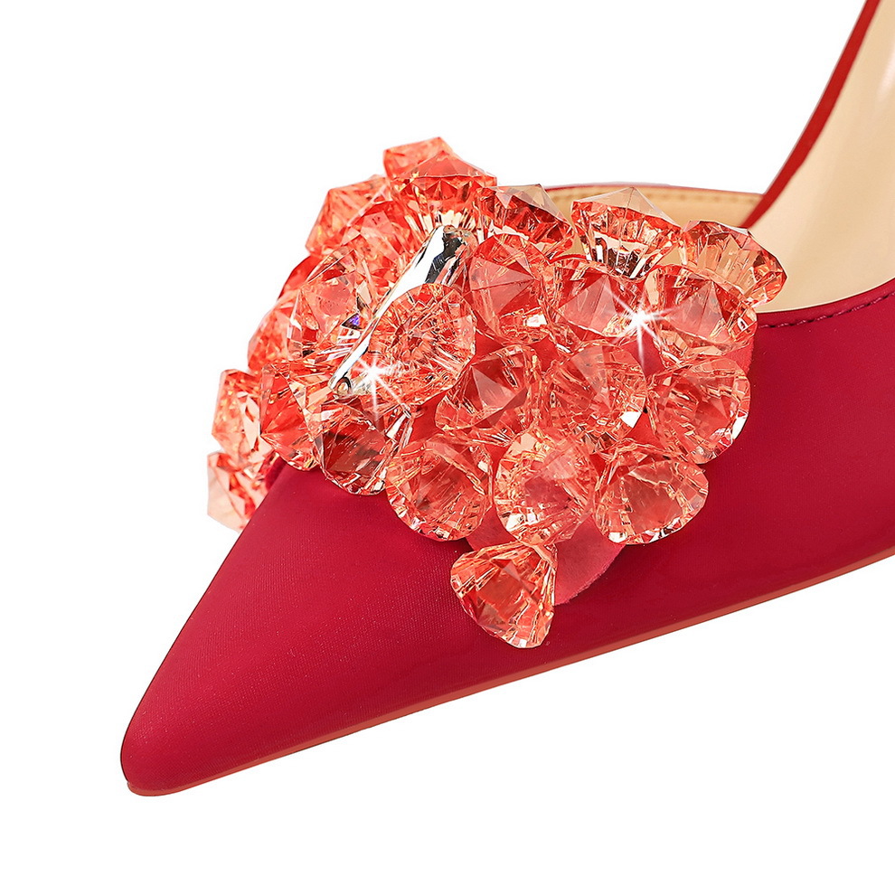 Elegant Women's Stiletto Heels Pointed Toe Party Court Shoes_voghion.com