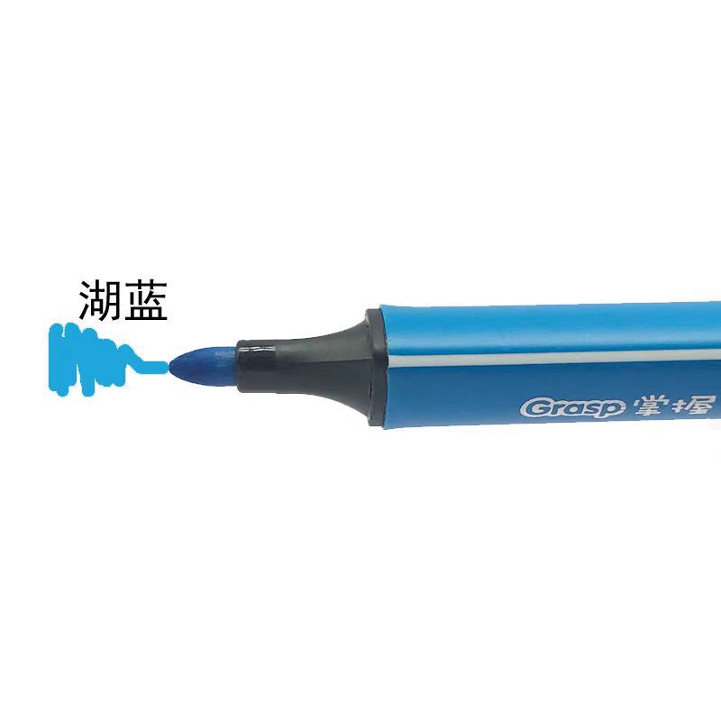 正品の単色のばら売りの三角棒の水彩ペンの大容量の黒色の黄色の大きい赤の緑のピンクの紫色の青い茶色を掌握します。|undefined