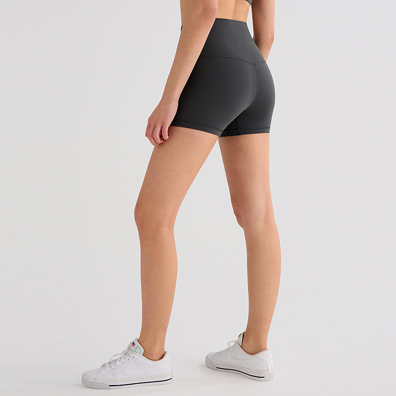 Inf pantalones de yoga de tres puntos para mujer lijados de cintura alta y glúteos pantalones cortos de ciclismo de fitness de secado rápido leggings deportivos lulu
