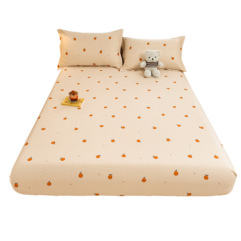 2025 nueva sábana de algodón pequeña fresca funda protectora de colchón de algodón de una sola pieza cubierta de cama para niños dormitorio 2025 nueva