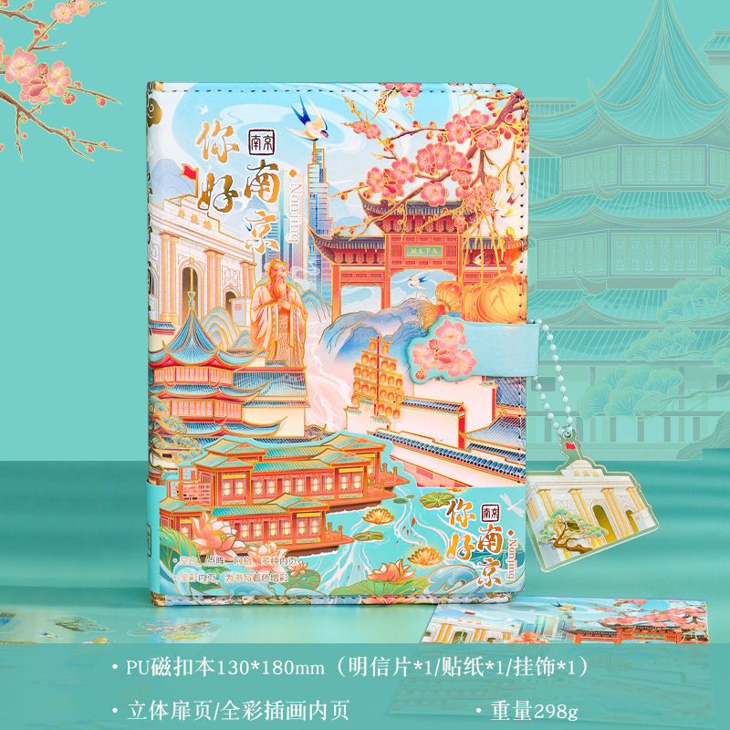 PU 벤-안녕하세요 난징 (Goka 엽서 스티커 보내기)