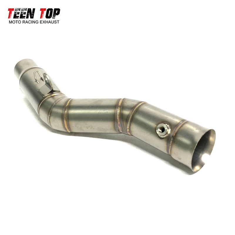 Suitable for Yamaha Yzf-R1 Stainless Steel Side Exhaust Mid-Section R1 Modified Exhaust Pipe Mid-Section 09-14 Years