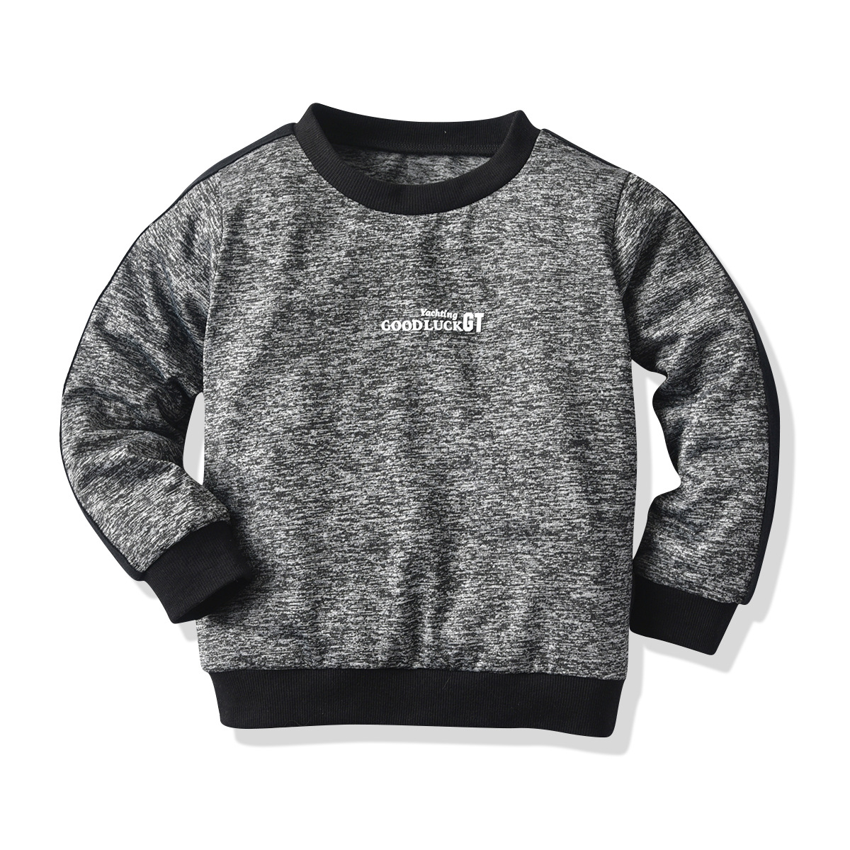 국경 아동 의류 소년 꽃 무늬 회색 편지 운동복 캐주얼 정장 봄, 가을 중대형 어린이 스포츠 정장