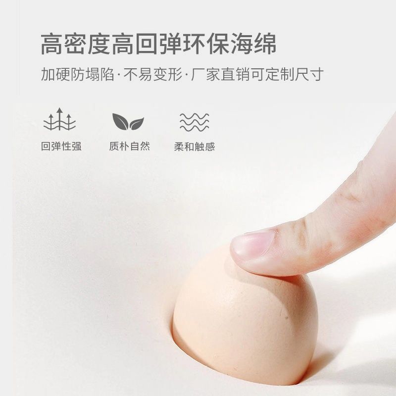 Thickened Sponge Mattress Single Double Student Dormitory Mattress Thickened Bay Window Tatami High Density Sponge Mat