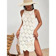 Q 44217 Sexy V Neck Slit Dress �Ըв࿪������ȹ �羳ŷ��