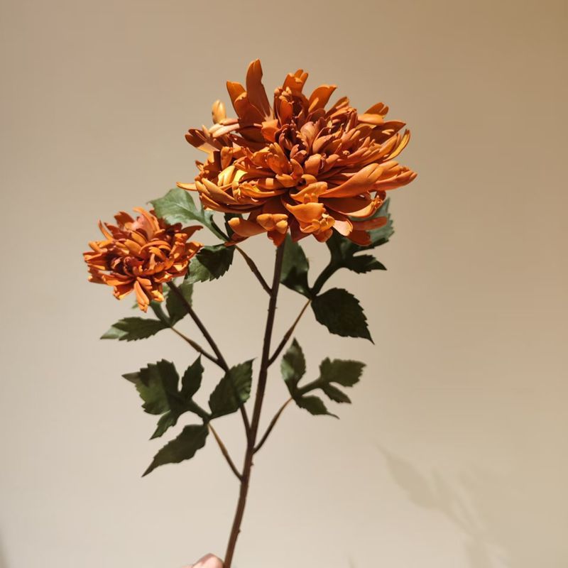 주황색